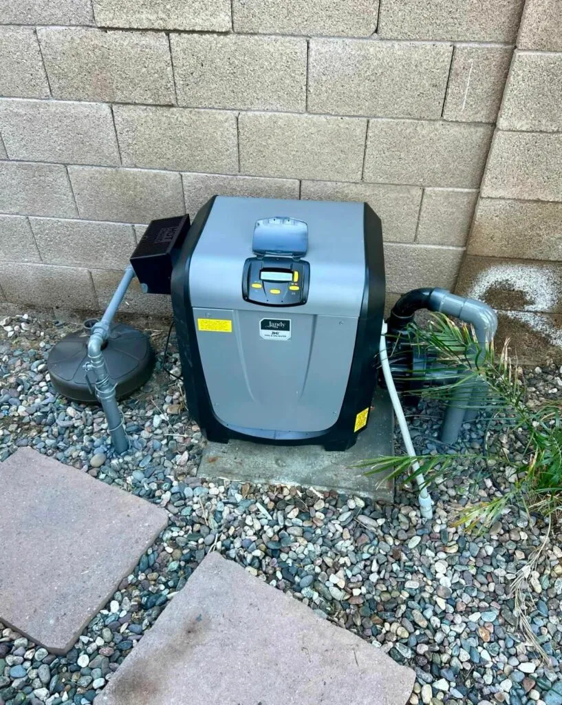 Pool heater installation in Goodyear AZ